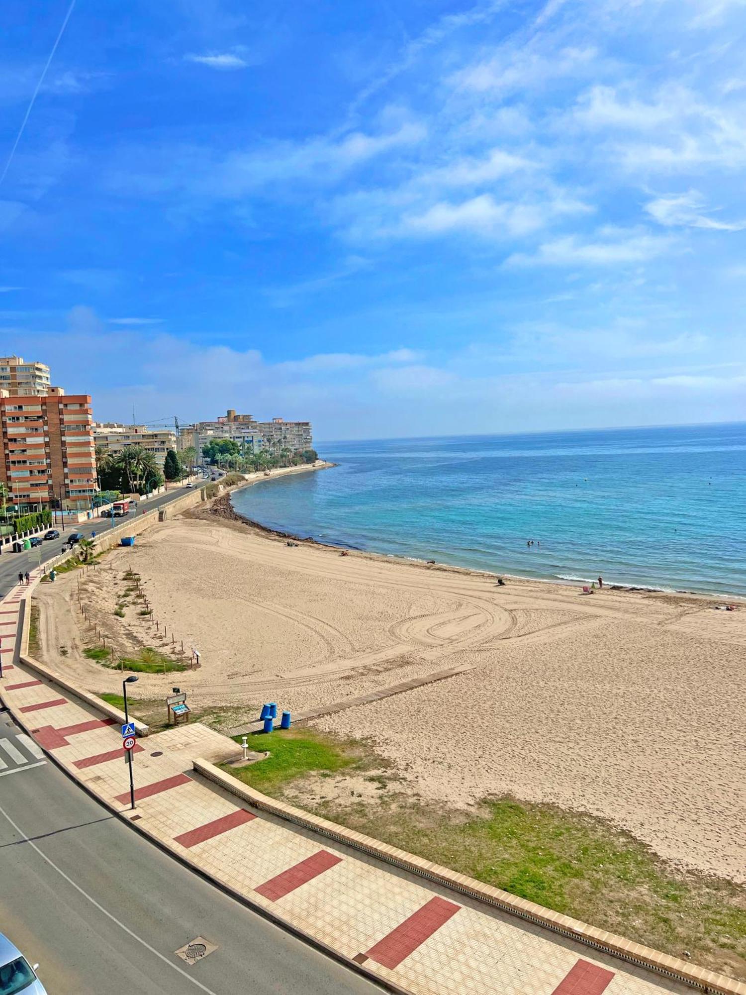 Ferienwohnung Atico Frente Al Mar 2 Terrazas Barbacoa Y Parking Sujeto A Disponibilidad El Campello Exterior foto
